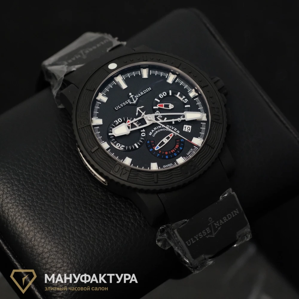 Часы Ulysse N  Black Sea Diver Chronograph  353-92-3C