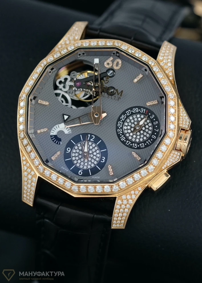 Часы Corum  Admirals Cup Rose Gold Tourbillon Gmt Limited Edition  397.551.85/0001 AK12