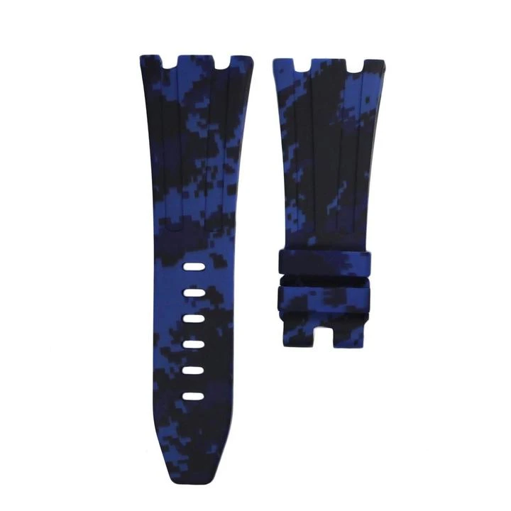 Часовой ремешок Audemars Piguet  Ремешок Для Часов Blue Digi Camo Ap Diver 42Mm Strap  
