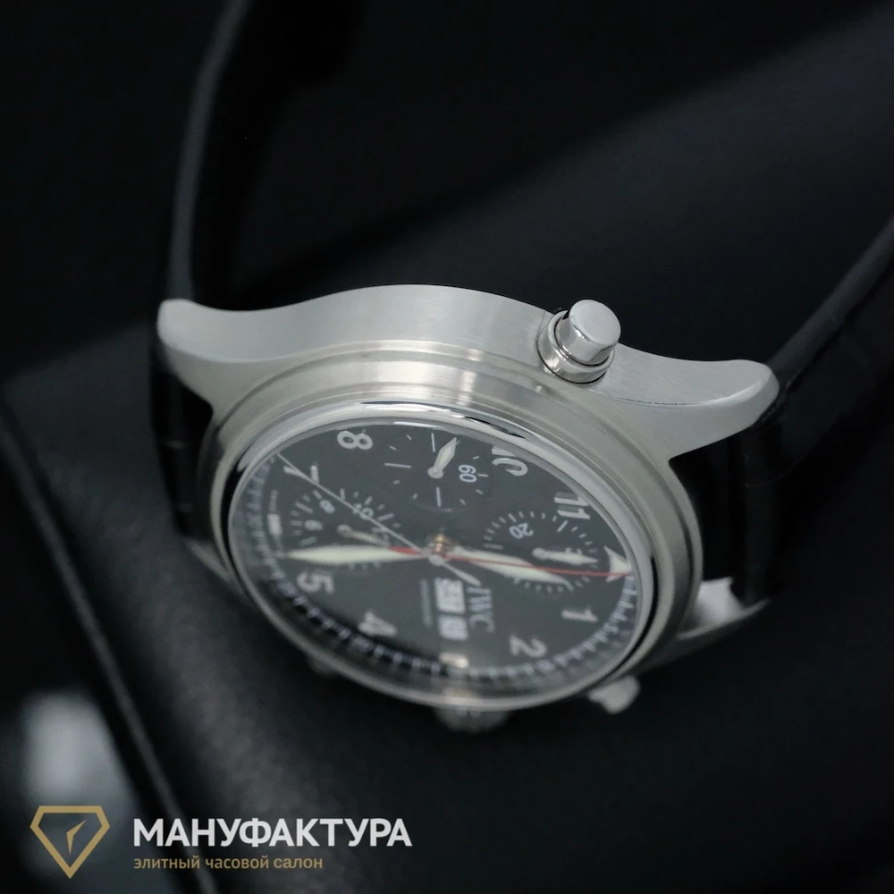 Часы Iwc  Pilot's Watch Doppelchronograph Stainless Steel  IW3713-33