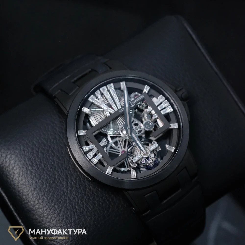 Часы Ulysse N  Executive Skeleton Tourbillon  1713-139/MAGIC-BLACK