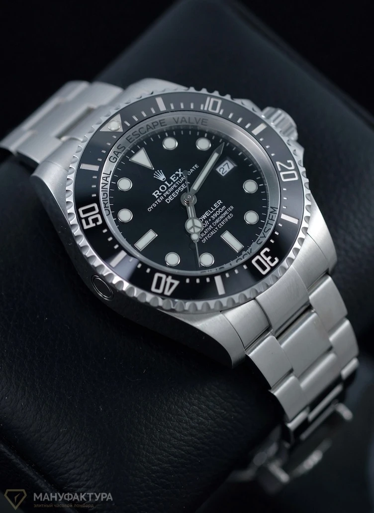 Часы Rolex  Sea-Dweller Deepsea Steel Black Dial  126660