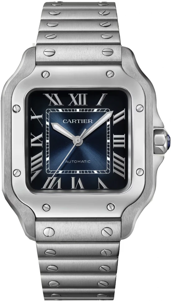 Часы Cartier  De Santos Medium Blue  WSSA0063