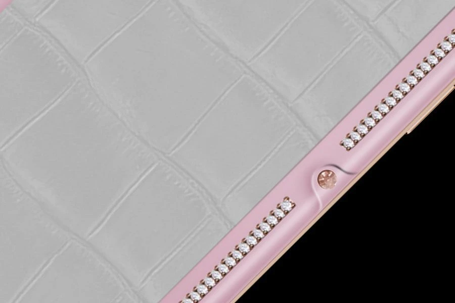 Кастомный Телефон Designa Individual  Leather White Diamond  