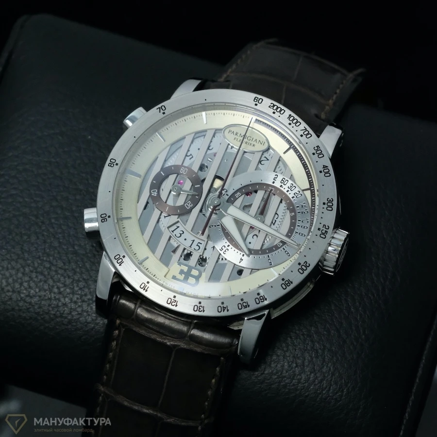 Часы Parmigiani  Bugatti Atalante Flyback Chronograph Platinum Limited Edition  PF603170-01