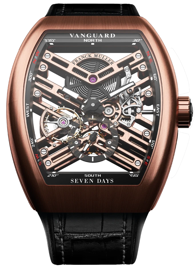 Заказать Franck Muller  Mens Collection Vanguard Skeleton  V 45 S6 SQT Gold