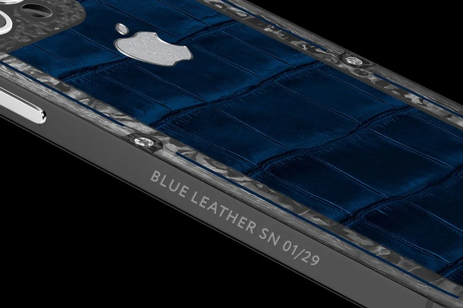Кастомный Телефон Designa Individual  Blue Leather  