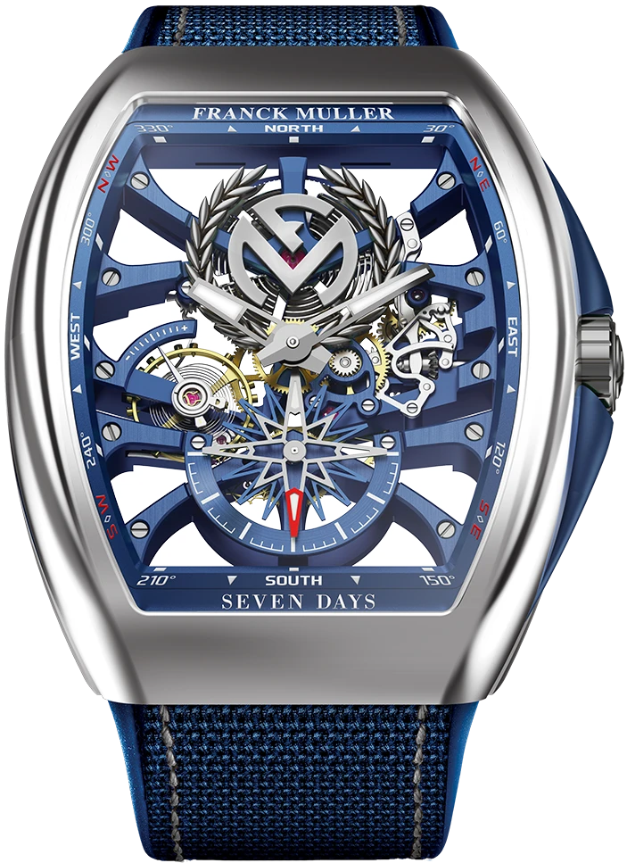 Заказать Franck Muller  Mens Collection Vanguard Yachting Anchor Skeleton Emblem  V 45 S6 SQT ANCRE FM YACHT (BL)