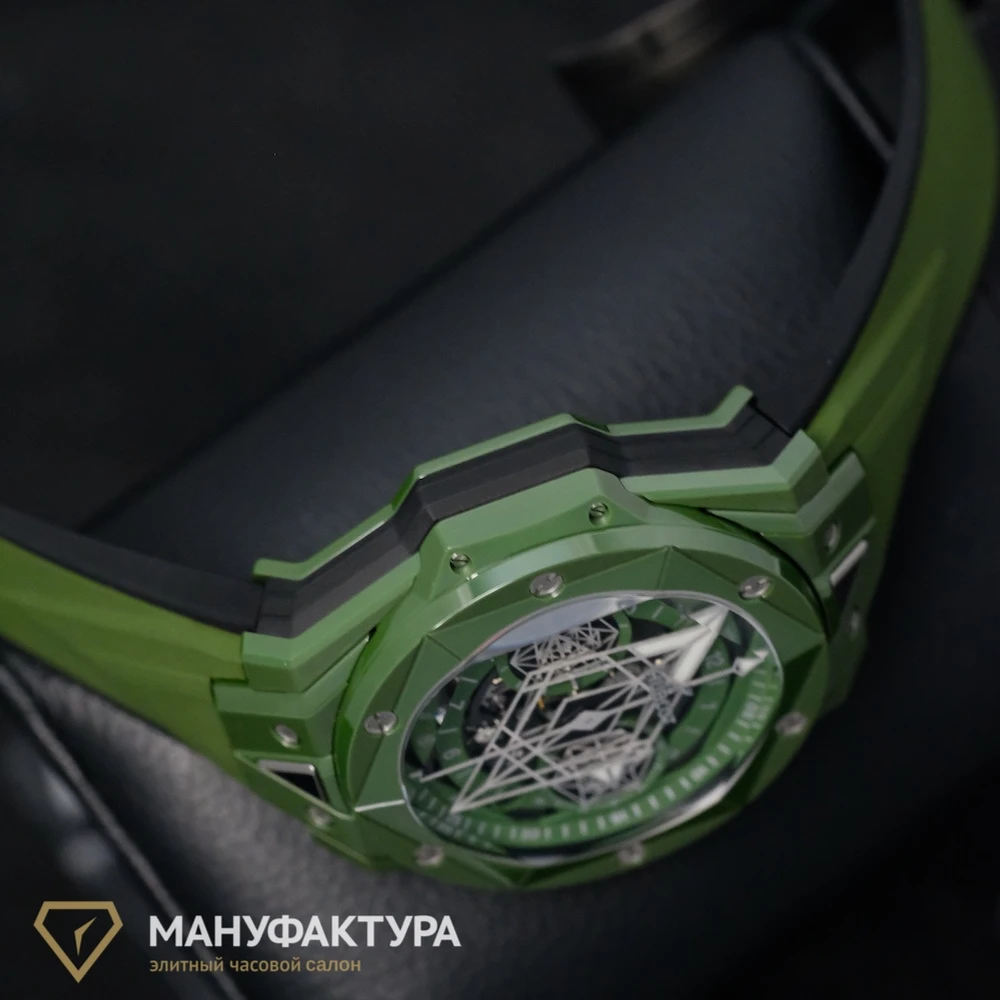Часы Hublot  Big Bang Sang Bleu Ii Green Ceramic  418.GX.5207.RX.MXM22 