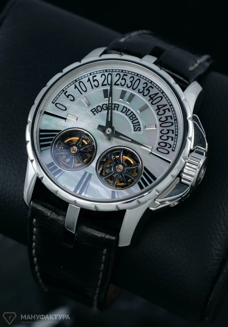 Часы Roger Dubuis  Excalibur Double Flying Tourbillon  EX45 01 9 N1.67A