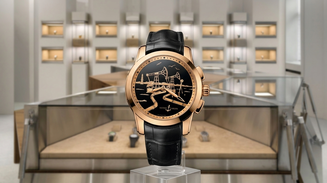 Акустический инжиниринг и автоматоны: Ulysse Nardin Classico Hour Striker Oil Pump