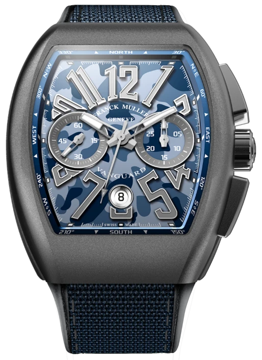 Заказать Franck Muller  Mens Collection Vanguard Camouflage  V 45 CC DT CAMOU Blue