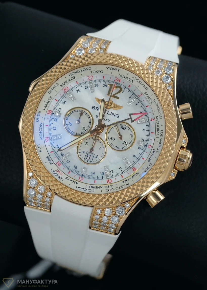 Часы Breitling  Bentley Limited Edition Mother Of Pearl Rose Gold  R47362