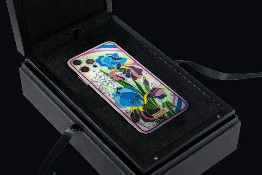 Кастомный Телефон Designa Individual  Iris Flower  