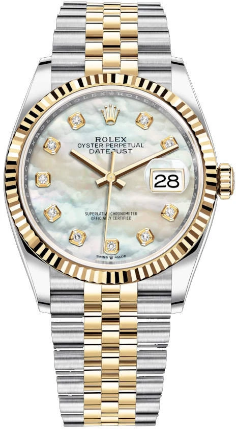 Часы Rolex  Datejust 36 Two Tone Steel And Yellow Gold MOP Dial  126233