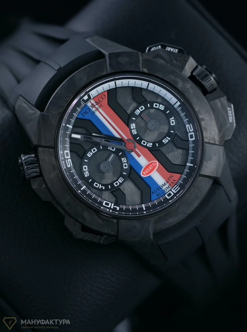 Часы Jacob &amp; Co  Epic X Bugatti Chrono  EC333.29.AA.AA.A