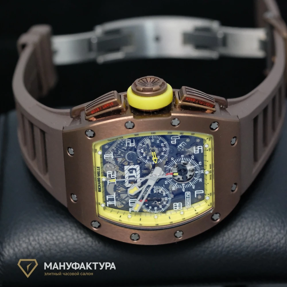 Часы Richard Mille  Felipe Massa Yellow Bronzo Limited Edition Titanium Watch  RM011 AL Ti