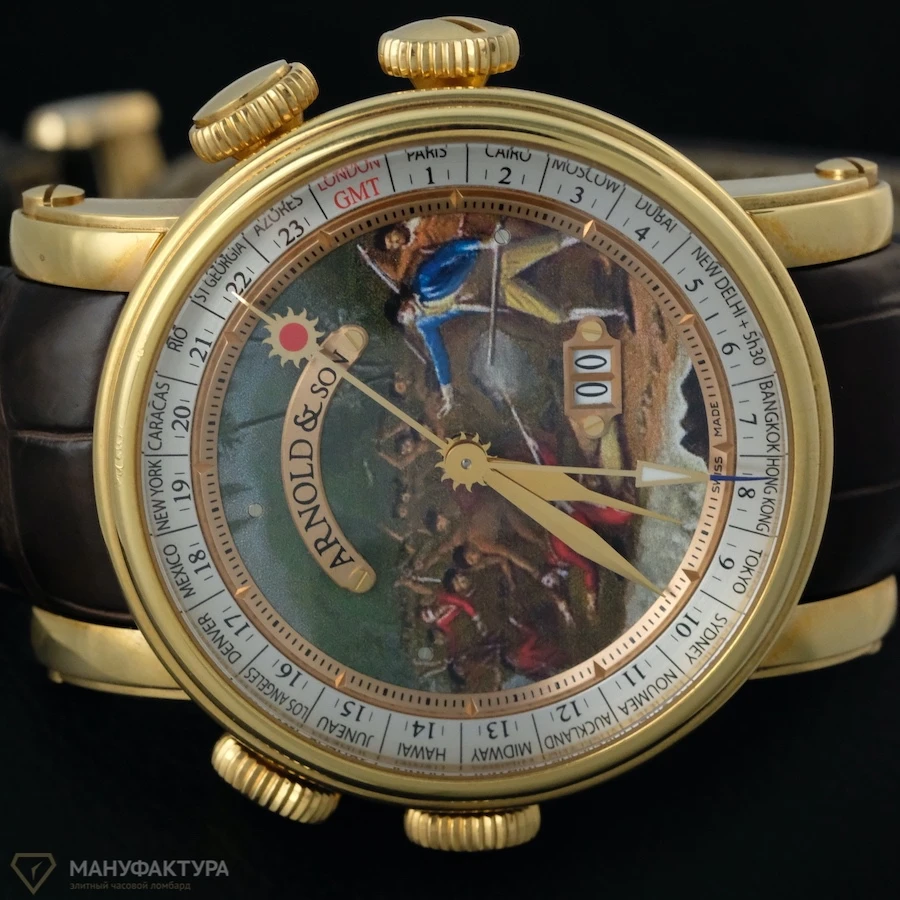 Часы Arnold &amp; Son  Hornet James Cook Death In Hawai  1H6AP.D07A.C60B
