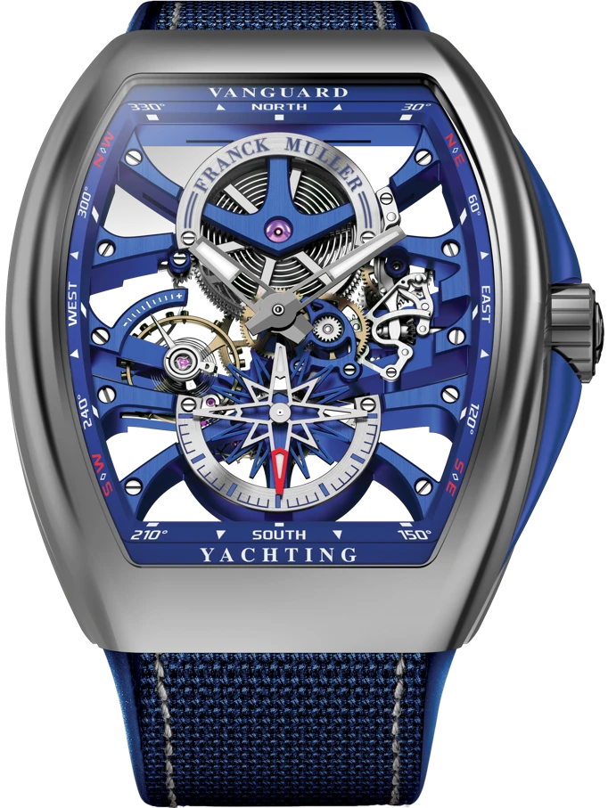 Заказать Franck Muller  Mens Collection Vanguard Yachting Anchor Skeleton Classic  V 45 S6 SQT ANCRE YACHT (BL)