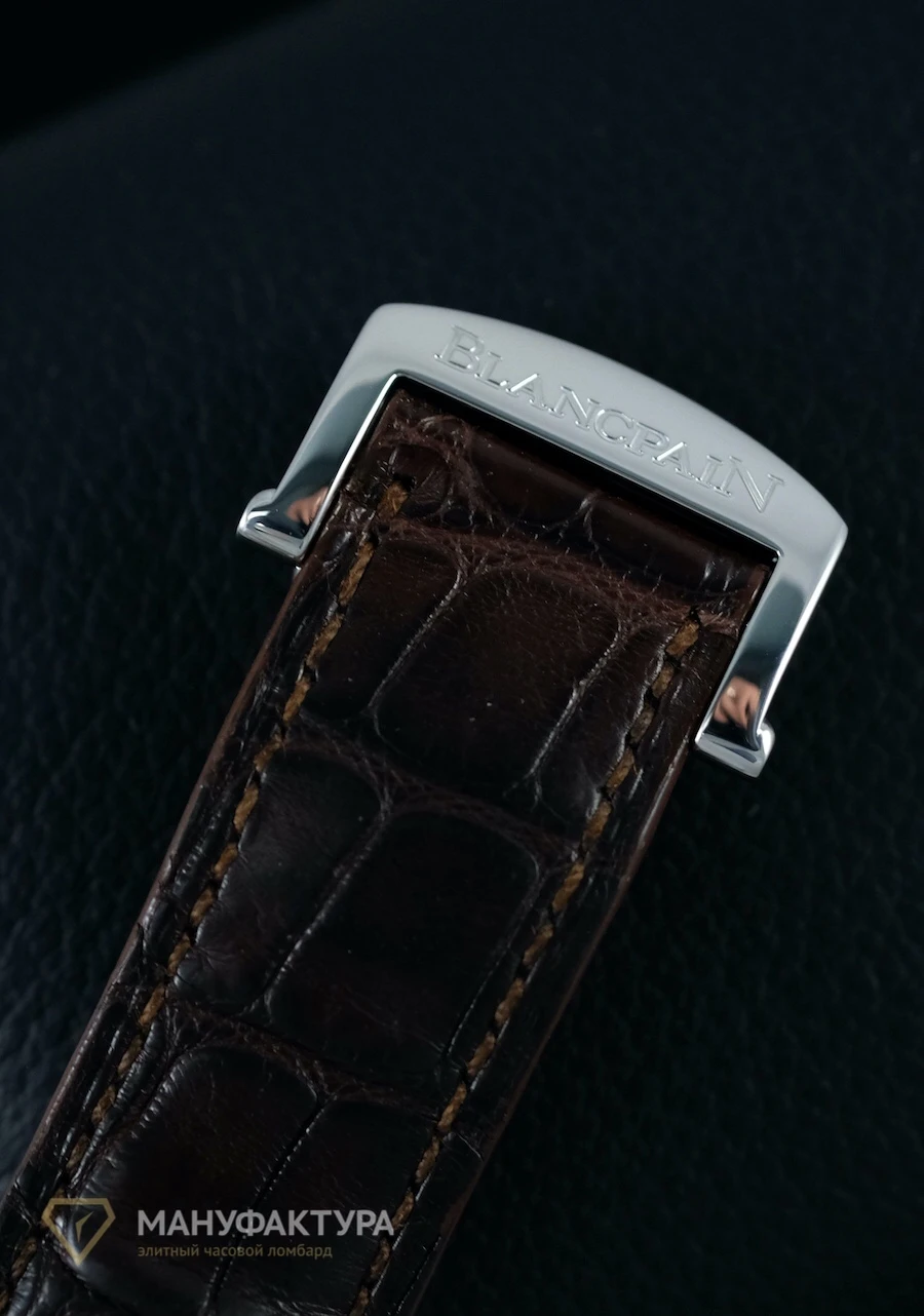 Часы Blancpain  Leman Reveil Gmt Alarm Steel  2041-1127M-53B
