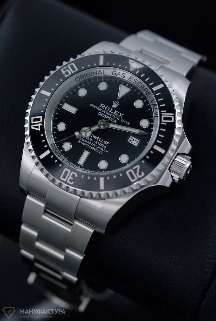 Часы Rolex  Sea-Dweller Deepsea Steel Black Dial  126660