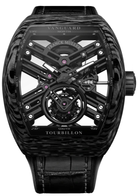 Заказать Franck Muller  Mens Collection Vanguard Skeleton  V 45 T SQT CARBONE