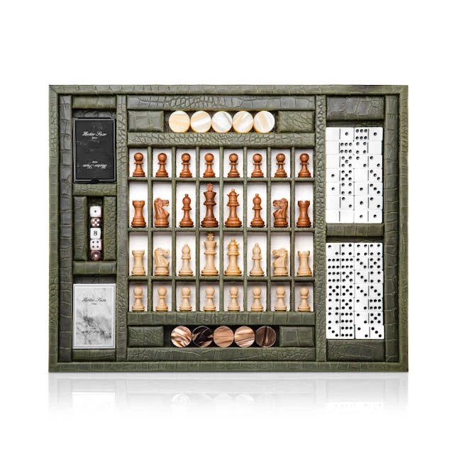 Сумки и аксессуары Hector Saxe Paris  Multi-Game Box Alligator Leather  
