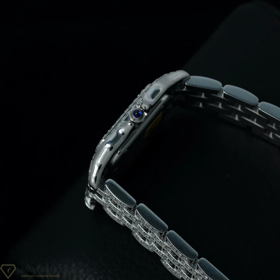 Часы Cartier  Panthère De Cartier Medium Steel Custom Diamonds  WSPN0007 FIX