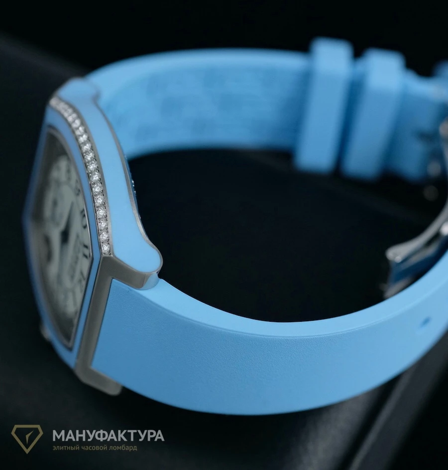 Часы F.P. Journe  Titanium Set With Diamonds Blue  Elegante