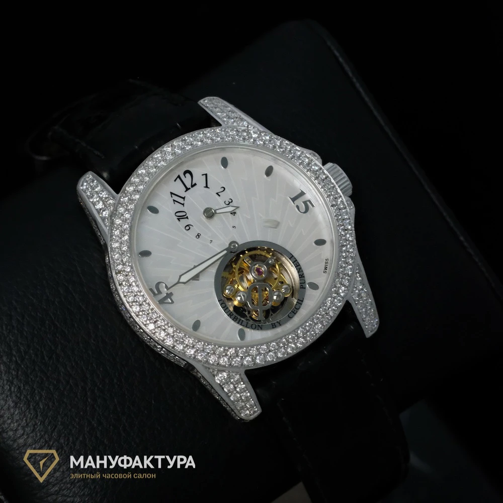 Часы Cecil Purnell  Tourbillion Custom Diamonds  10220ST 