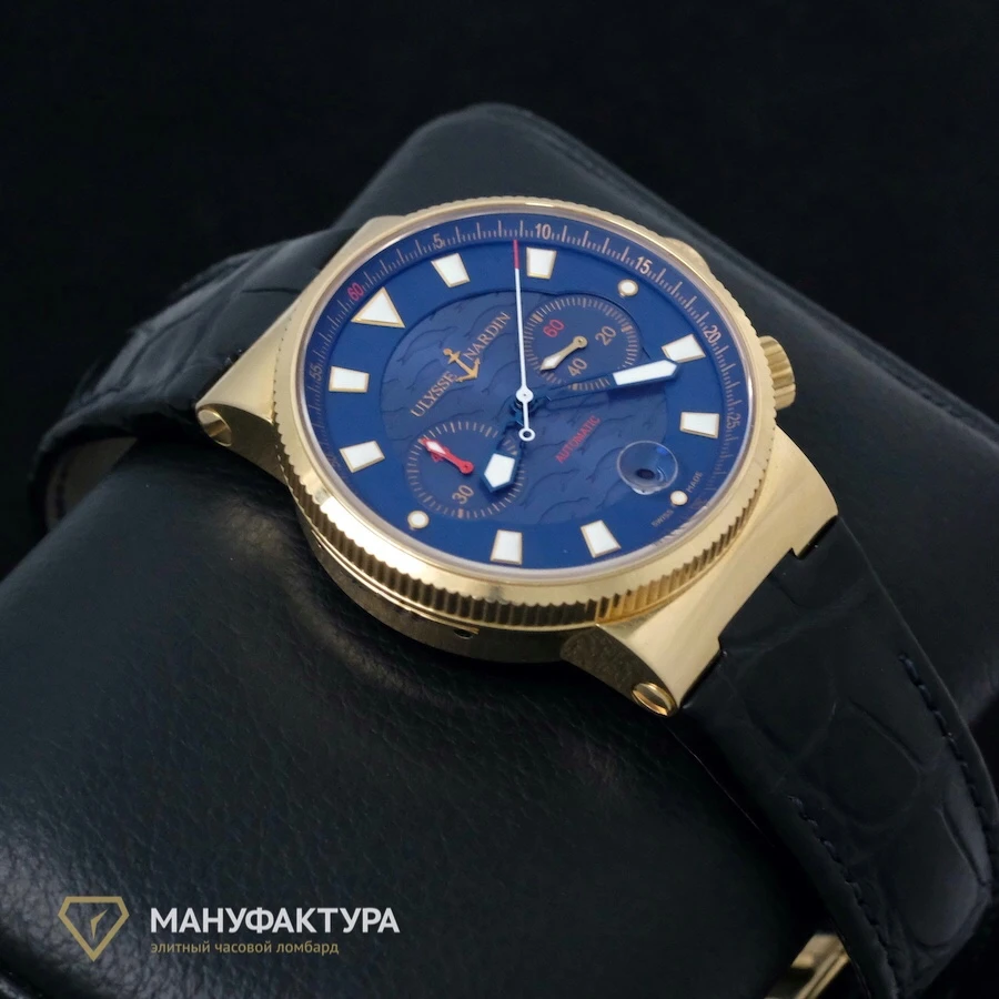 Часы Ulysse N  Blue Seal Chronograph Limited Edition  356-68LE-3