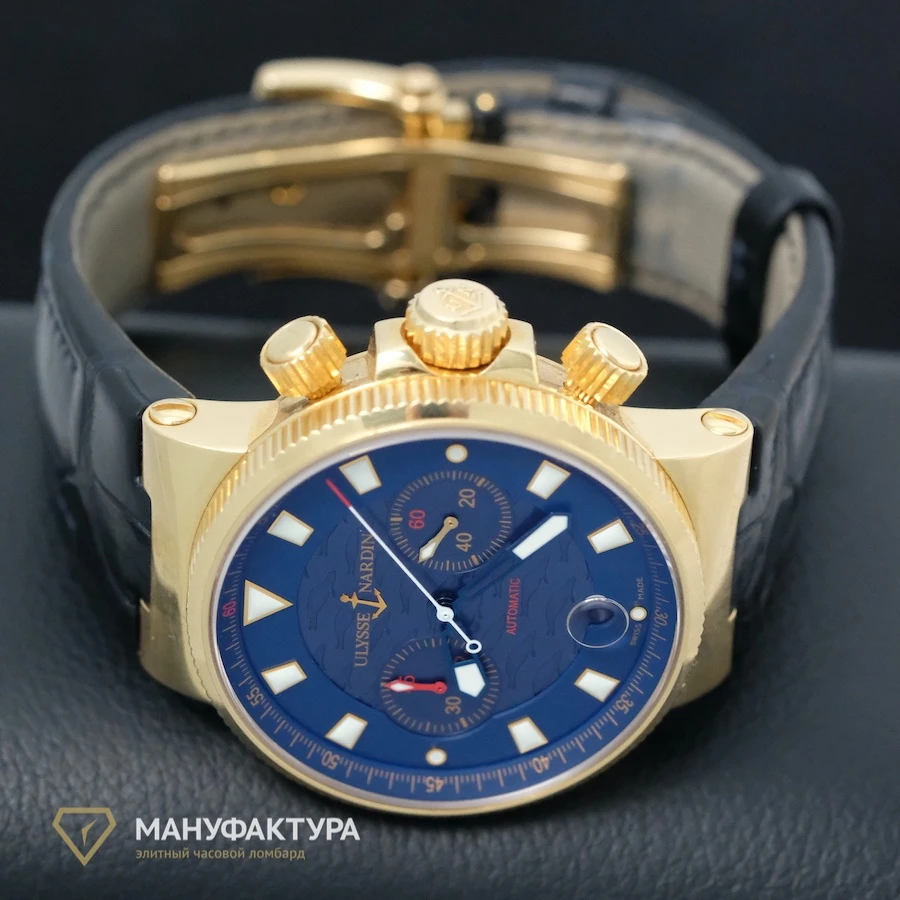 Часы Ulysse N  Blue Seal Chronograph Limited Edition  356-68LE-3