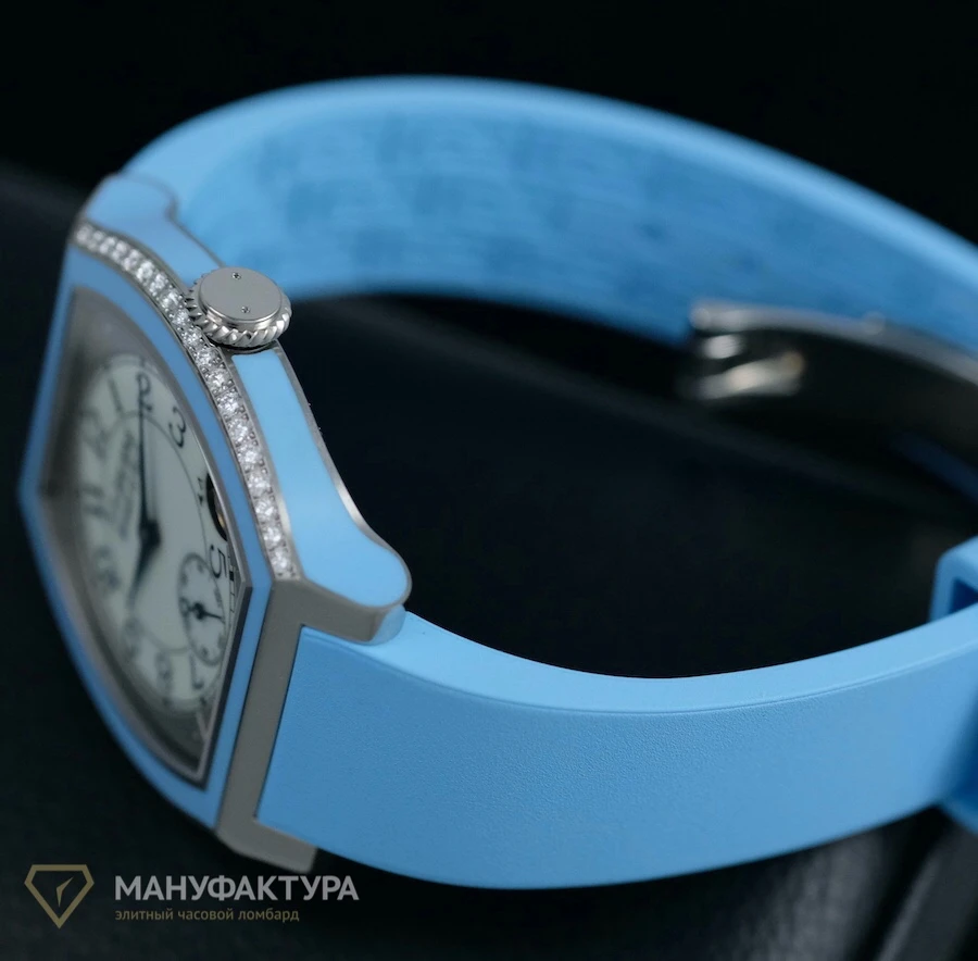 Часы F.P. Journe  Titanium Set With Diamonds Blue  Elegante
