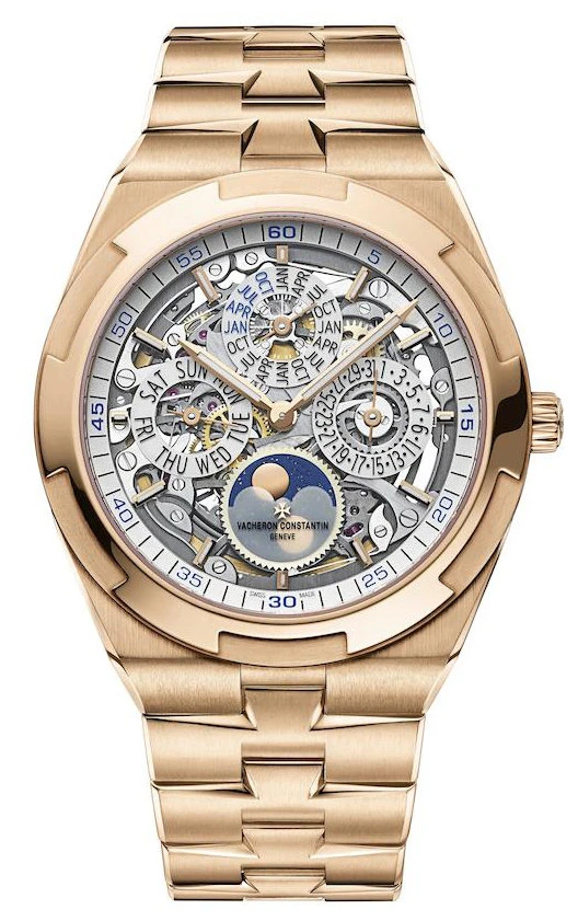 Заказать Vacheron Constantin  Overseas Perpetual Calendar Ultra Thin Skeleton  4300V/120R-B547
