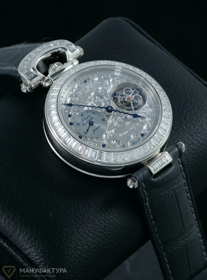 Часы Bovet  Fleurier Grand Complications Platinum Piece Unique Tourbillon 8 Days Power Reserve  PT Diamonds