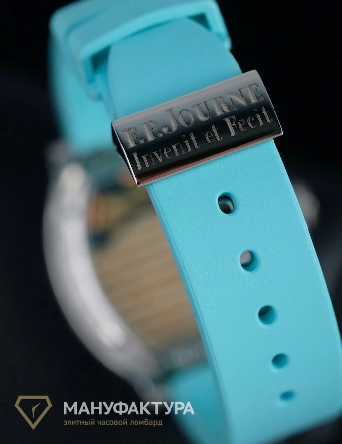 Часы F.P. Journe  Titanium Set With Diamonds Turquoise  Elegante