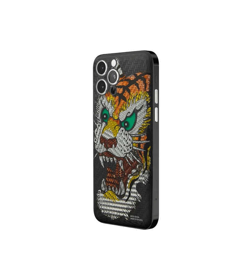 Кастомный Телефон Designa Individual  Tiger Carbon  