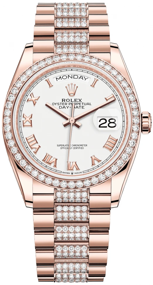 Заказать Rolex  Day-Date Oyster Perpetual 36 Mm  m128345rbr-0055