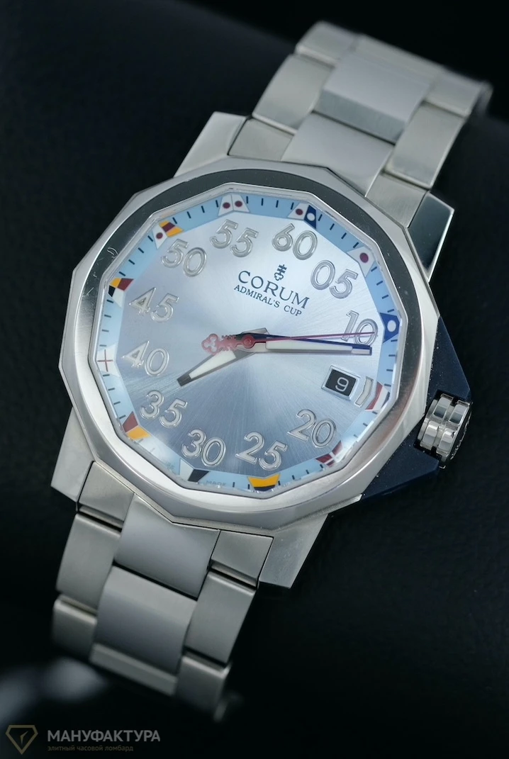 Часы Corum  Admiral's Cup Automatic Light Blue Dial  A082/03376
