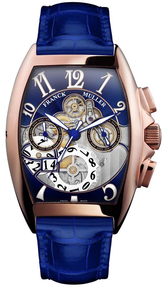 Заказать Franck Muller  Mens Collection Cintree Curvex Grande Date  8083 CC GD SQT OG B
