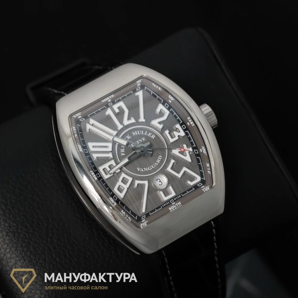 Часы Franck Muller  Vanguard Steel 45Mm Grey Dial  V 45 SC DT
