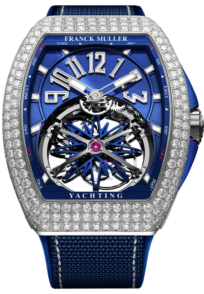 Заказать Franck Muller  Mens Collection Gravity Vanguard Yachting  V 45 T GR CS BL D ST