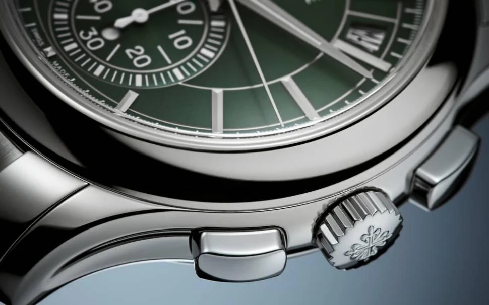 Часы Patek Philippe  Annual Calendar Chronograph Green   5905/1A-001