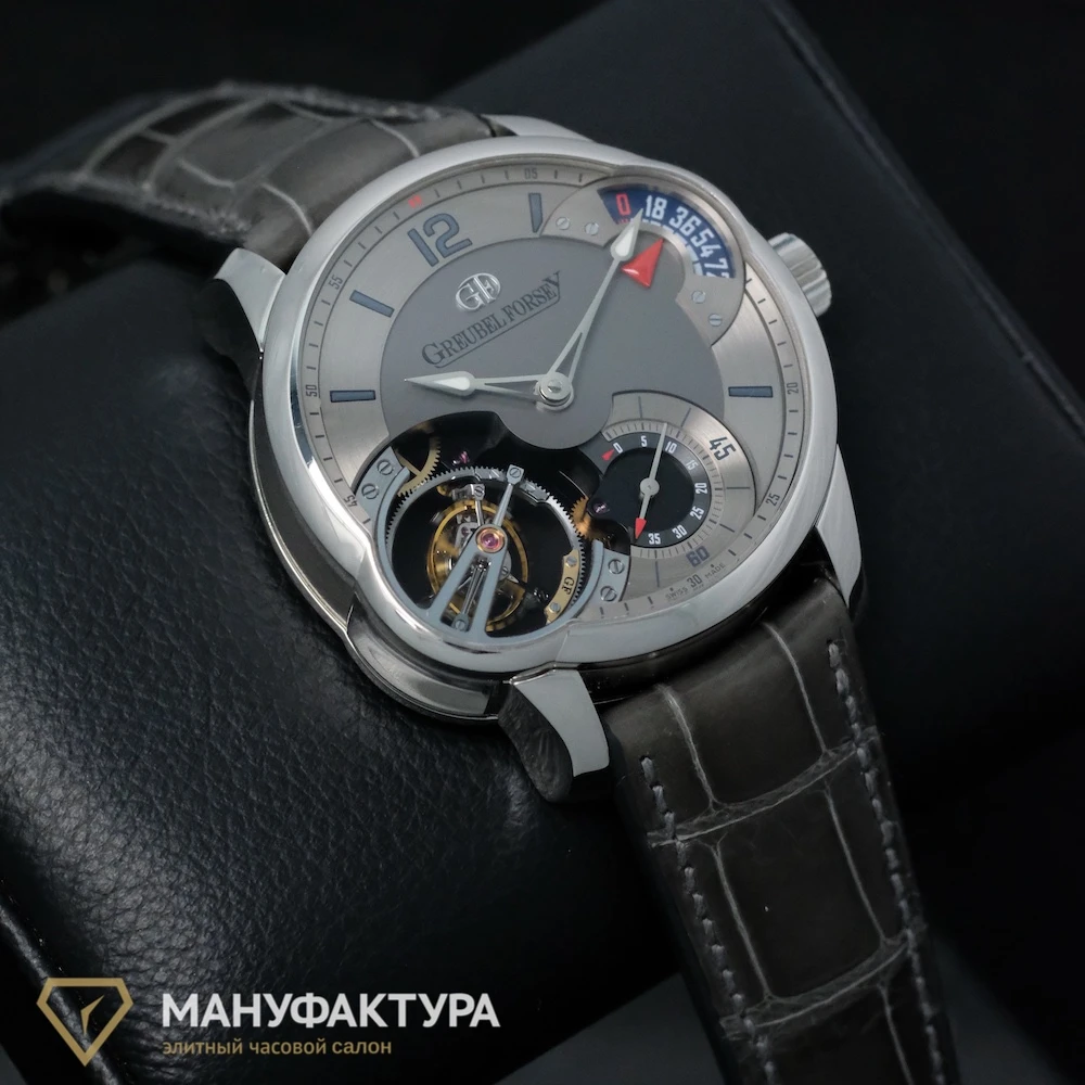 Часы Greubel Forsey  Platinum 43.5 Mm  Double Tourbillon 30° Asymétrique 