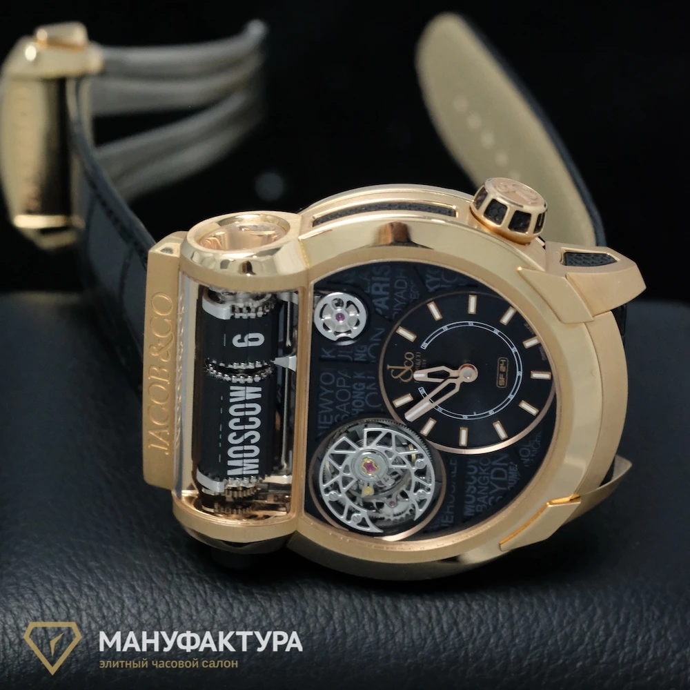 Часы Jacob &amp; Co  Epic Sf24 Tourbillon Rose Gold  ES102.40.NS.LC.A