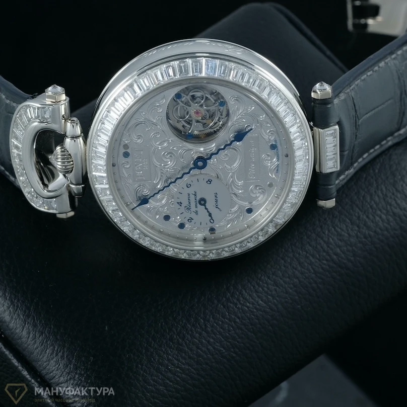 Часы Bovet  Fleurier Grand Complications Platinum Piece Unique Tourbillon 8 Days Power Reserve  PT Diamonds
