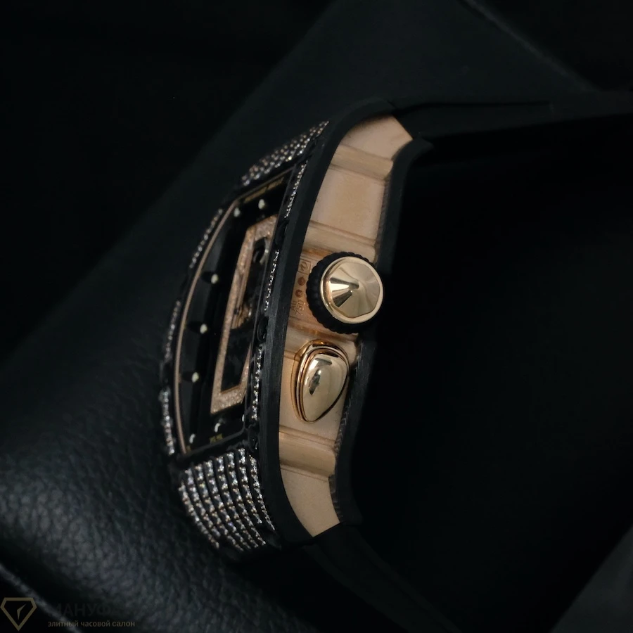 Часы Richard Mille  Tpt® Rose Gold And Diamonds  RM037