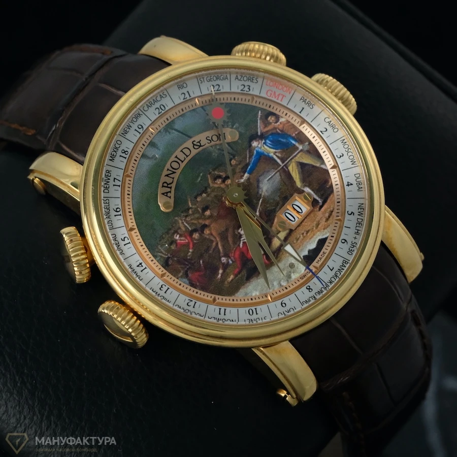 Часы Arnold &amp; Son  Hornet James Cook Death In Hawai  1H6AP.D07A.C60B