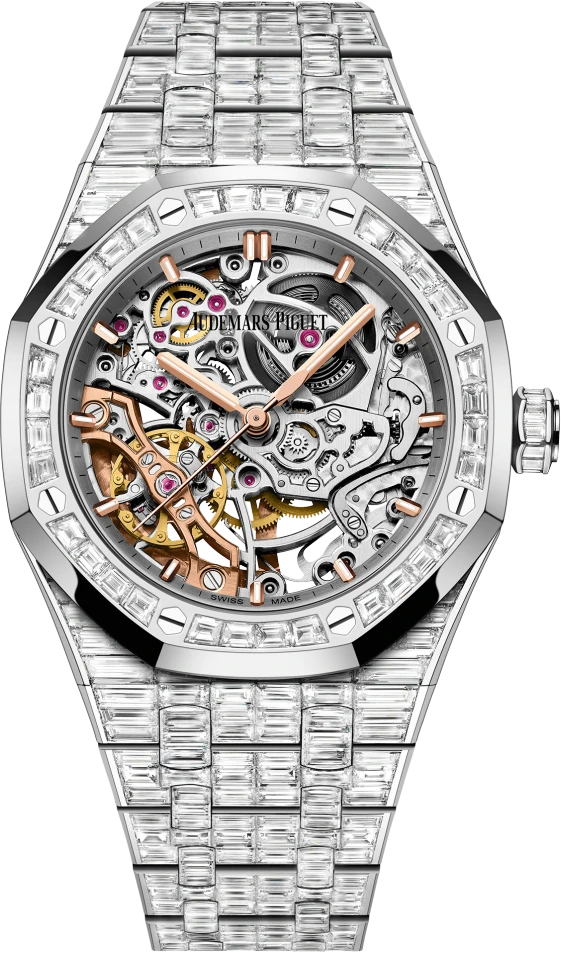 Заказать Audemars Piguet  Royal Oak Frosted Gold Double Balance Wheel Openworked  15469BC.ZZ.1260BC.01-A