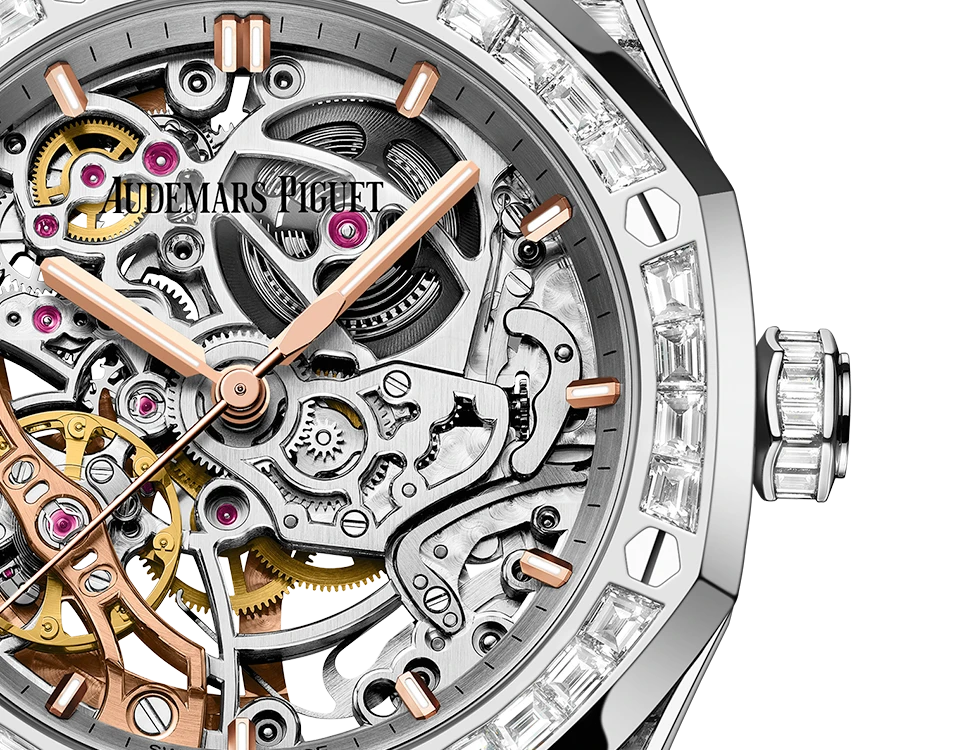 Заказать Audemars Piguet  Royal Oak Frosted Gold Double Balance Wheel Openworked  15469BC.ZZ.1260BC.01-A